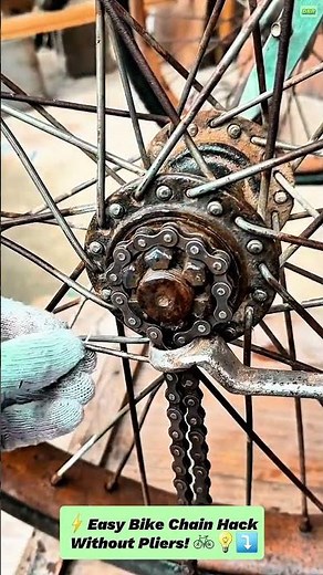 Easy Bike Chain Hack Without Pliers! 🚲💡