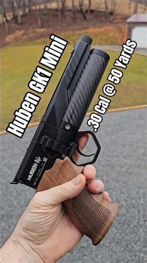 Huben GK1 Mini (Shorty) .30 Cal vs. 50 Yard Steel