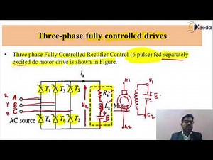 Three Phase Drives - Half Converter Drive, Fully Converter Drive - DC Drives - Drives and control