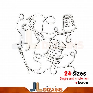 Sewing Quilting Embroidery Design. Sewing Quilt Block Embroidery Design. Sewing Notions Quilt Block Machine Embroidery Design. E2E - Etsy