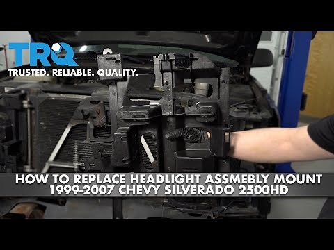 How To Replace Headlight Mounting Bracket 1999-2007 Chevy Silverado 2500HD