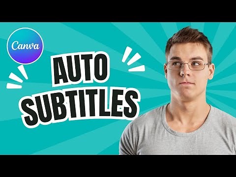 Adding Auto Subtitles to Your Videos in Canva | Step-by-Step Tutorial