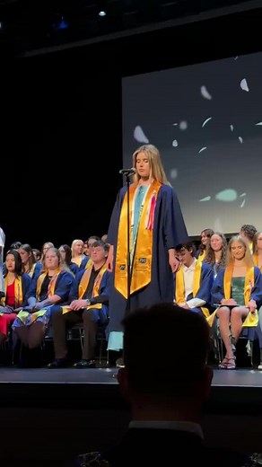 Singing Performance at Highschool Graduation