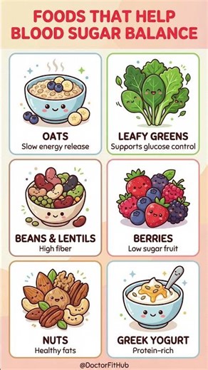 Foods That Help Blood Sugar Balance | Discover The Best Foods List #healthyfood #healthyeating