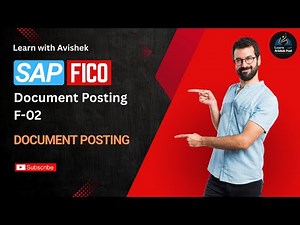 DAY 13 | Document Posting in SAP FICO using F-02 | Manual Journal Entry Posting [SAP FI Tutorial]
