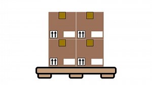 Animation Wooden Pallet Stack Cardboard Stock Footage Video (100% Royalty-free) 3845345551 | Shutterstock