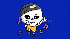 Halloween blue screen, 3D Animation, Ultra High Definition