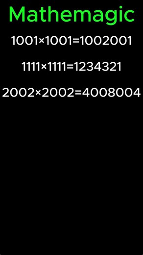 4-Digit Numbers That Turn Into Palindromes When Squared! 🤯#math#pattern #tricks#viral#shorts