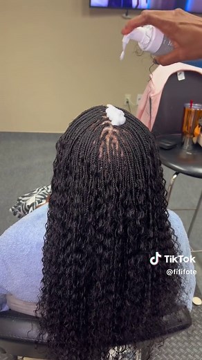 Curly Micro Braids with Virgin Mongolian Human Hair