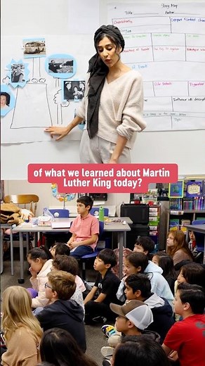 MLK Narrative Input Chart + Turn & Talk in Action!