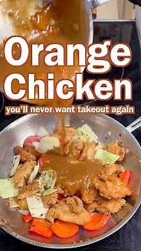 Orange Mango Szechuan Chicken #orangechicken #betterthantakeout #szechuan