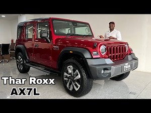 New Mahindra Thar Roxx 2025 | Thar Roxx AX7L Review And Features