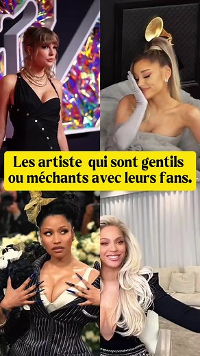 Les artistes qui sont gentils ou méchants avec leurs fans #artiste #celebrity #hollywood #pourtoi #france🇫🇷