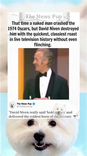 When a Streaker Crashed the Oscars (And Got Roasted) #news #story #history #celebritynews