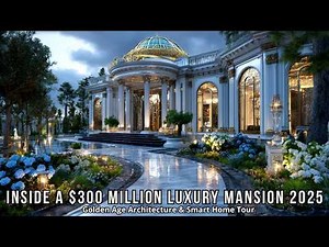Inside a $300 Million Luxury Mansion 2025 | Golden Age Architecture & Smart Home Tour