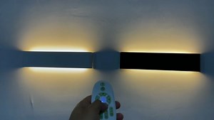 How to use the remote control to control all LED wall lights