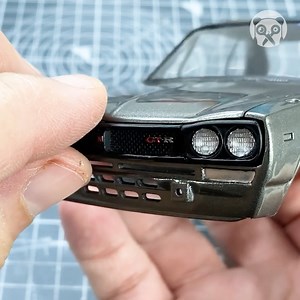 1.5M views · 10K reactions | Building a detailed Skyline GT-R car model | Crafty Panda | Facebook