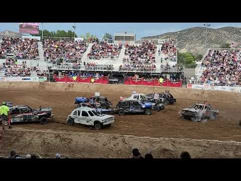 Juab County Fair 2025 Demolition Derby Iron Heat 2