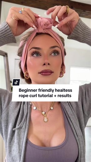 Beginner Friendly Heatless Rope Curl Tutorial