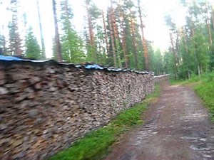 poikain puupinot Ylikiimingissä :D