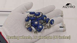 Ceiling curtain track, heavy duty curtain track, double row track in three colors and multiple sizes, suitable for bedroom/living room/window/hotel, room divider track (3.2m(10.5ft)