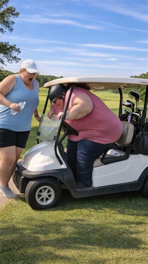 That Golf Cart Didn’t Survive 👀😭