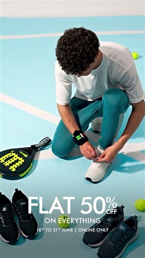 Flat 50% OFF Online Only | Men’s Lace-Up Trainers | Ends 21 June