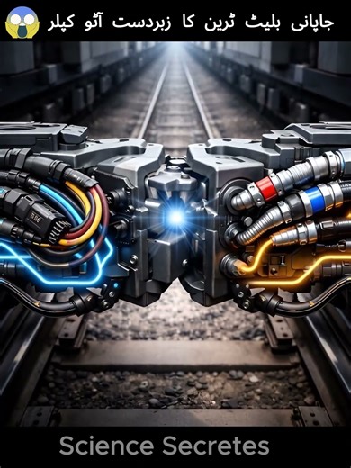 Japan’s Smart Bullet Train Coupler #facts #shrots #sciencefacts