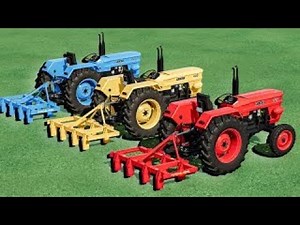 Transport with Colors - CULTIVATING with Porsche Tractors ON TRUCKS - Farming Simulator 22