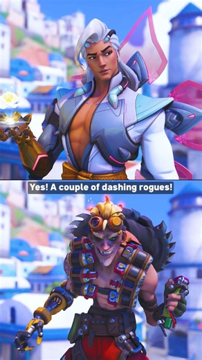 Lifeweaver & Junkrat Interaction | Overwatch #overwatch #ow