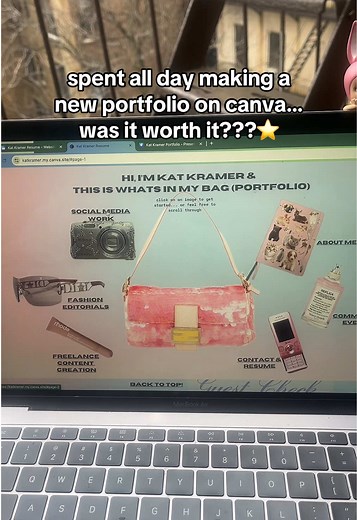 Creating a Stunning Portfolio on Canva