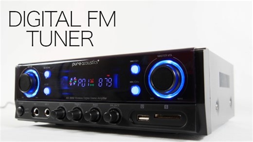 Watch Pure Acoustics Wireless Digital Stereo Amplifier ﹙AV2050﹚ on Amazon Live