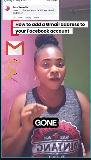 9.2K views · 219 reactions | How to add a Gmail address to your Facebook account #facebooktips #facebooktutorials #fypシ゚viralシ | Mavis corner | Facebook