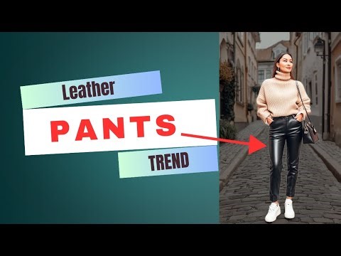 20 Ways to Style Leather Pants Like a Pro 😎|Leather Pants Trend You Can’t Ignore 🔥 #pants#fashion