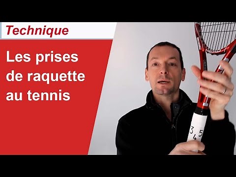 Les prises de raquette au tennis, comment tenir sa raquette au tennis