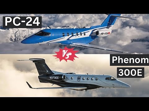 Pilatus PC 24 vs Embraer Phenom 300E | Which Is The Best Light Jet?