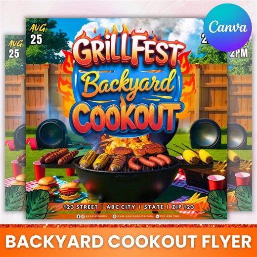Backyard Kickback Flyer, Kickback Party Flyer, Games & Vibe Flyer, Summer Outdoor Event Flyer, Event Flyer,social Media Flyer,canva Editable - Etsy Australia