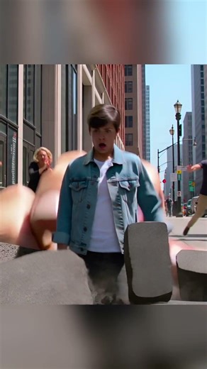 GIANT HAND Prank Gone Wrong! 😱 3D Street Art Illusion #Shorts 2