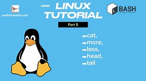 Linux Tutorial Part 5: cat, more, less, head and tail