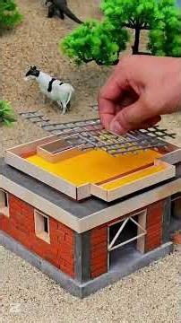 "Il construit une vraie maison en mini briques… Le résultat est incroyable ! 😱🧱"