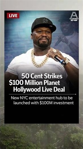 50 Cent’s $100M NYC Deal Changes Entertainment 🔥 #50Cent #NYC #shorts