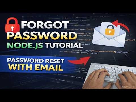 ASMR Coding: Forgot Password Functionality in Node.js | (Nodemailer + Crypto) | (No Talking)