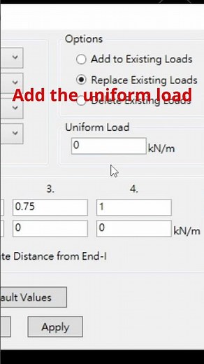 Lost in SAP2000? Start here (add the uniform load) #civilengineering #sap2000 #EngineeringStudents