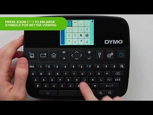 How to Add Symbols on DYMO LabelManager Executive 640 CB