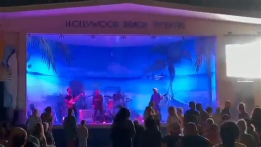 9K views · 171 reactions | Current situation at the bandshell, free concert till 9pm | Hollywood Beach TV | Facebook