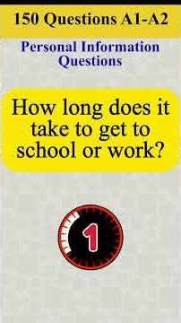 150 English Questions Beginners MUST Know A1–A2 Speaking Practice!