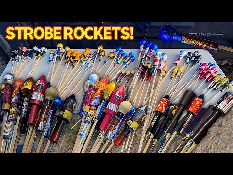 THE MOST INSANE FIREWORK ROCKET LINE-UP I’VE EVER HAD