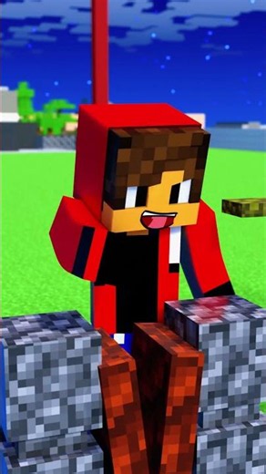 J and Mikey Couldn't Believe It! 😨 #minecraft #shorts