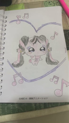 Look guys that i painted kimi to idol precure characters!