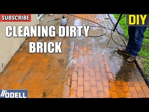 How to Clean and Pressure Wash Old, Filthy, Dirty Brick (Satisfying)